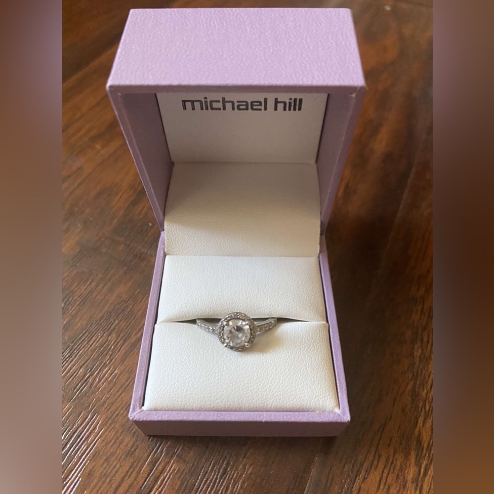 Halo Sterling Silver Ring